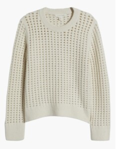 treasure & bond mesh cotton sweater